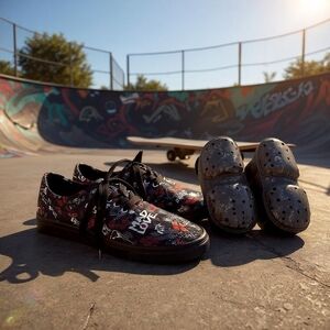 Suicide Squad Harley Quinn “Mad Love” Canvas Sneakers Size 8